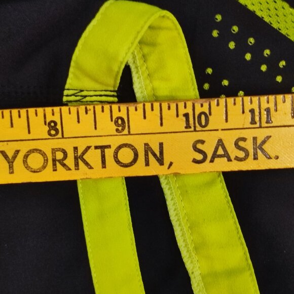 Nike dri-fit swim trunk black with green and yellow design men's size M - Picture 12 of 12